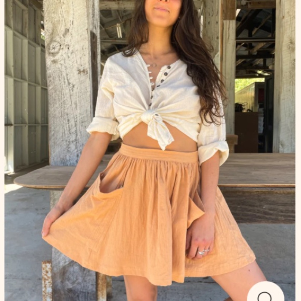 Cotton Flower Harvest Skirt